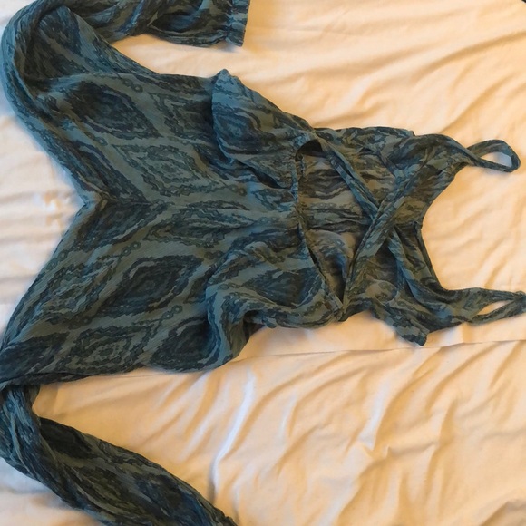 Turquoise Jumpsuit - Picture 2 of 2